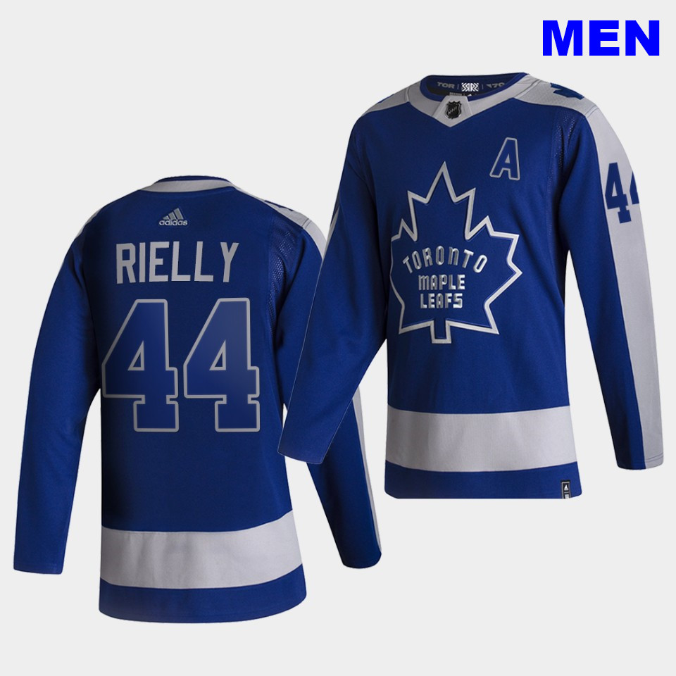 Toronto Maple Leafs #44 Morgan Rielly 2021 Reverse Retro Blue Special Edition Authentic Jersey