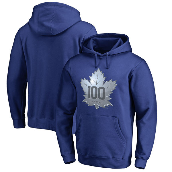 Toronto Maple Leafs Fanatics Branded 2017 Centennial Classic 100 Year Pullover Hoodie Royal
