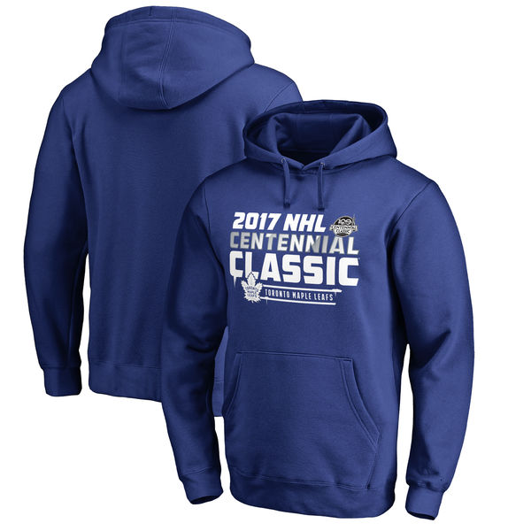 Toronto Maple Leafs Fanatics Branded 2017 Centennial Classic Ice Cold Pullover Hoodie Royal