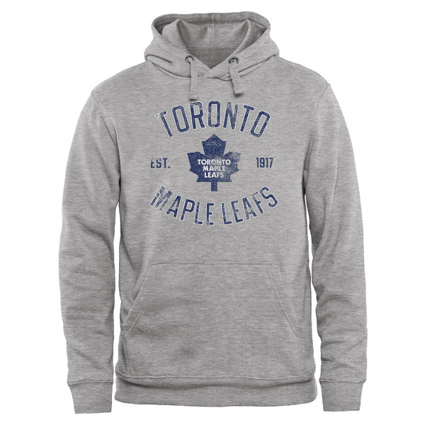 Toronto Maple Leafs Heritage Pullover Hoodie Ash