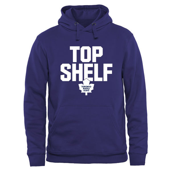 Toronto Maple Leafs Purple Team Logo Men's Pullover Hoodie02