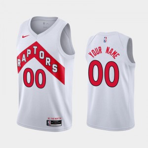 Toronto Raptors customized  Association Custom 2020-21 Jersey - White