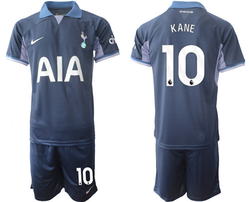 Tottenham Hotspur away 10# KANE 2023-24 suit soccer jerseys
