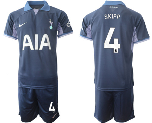 Tottenham Hotspur away 4# SKIPP 2023-24 suit soccer jerseys