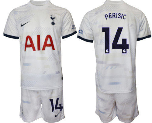 Tottenham Hotspur home 14# PERISIC 2023-24 suit soccer jerseys