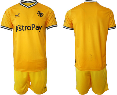 Wolverhampton Wanderers custom or blank  2023-24 suit soccer jerseys