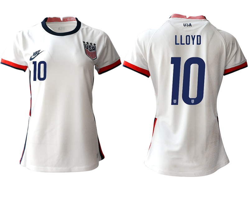 Women's 2020-21 America home aaa version 10# LLOYD soccer jerseys