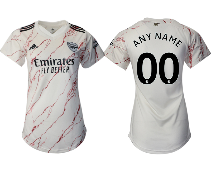 Women's 2020-21 Arsenal away aaa version away any name custom soccer jerseys