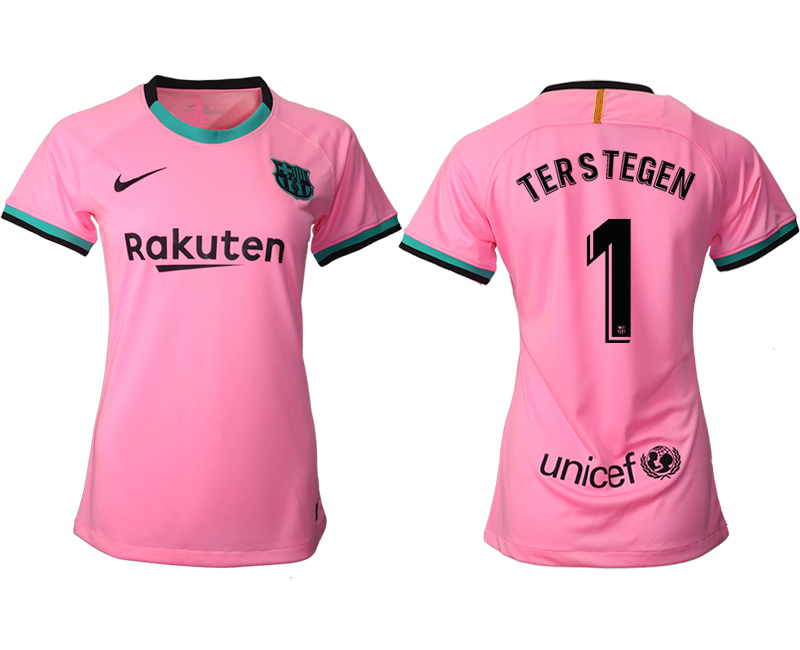 Women's 2020-21 Barcelona  away aaa version 1# TERS TEGEN soccer jerseys