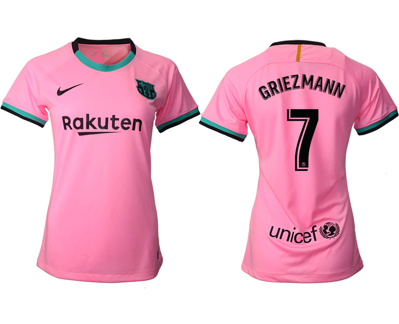 Women's 2020-21 Barcelona  away aaa version 7# GRIEZMANN soccer jerseys