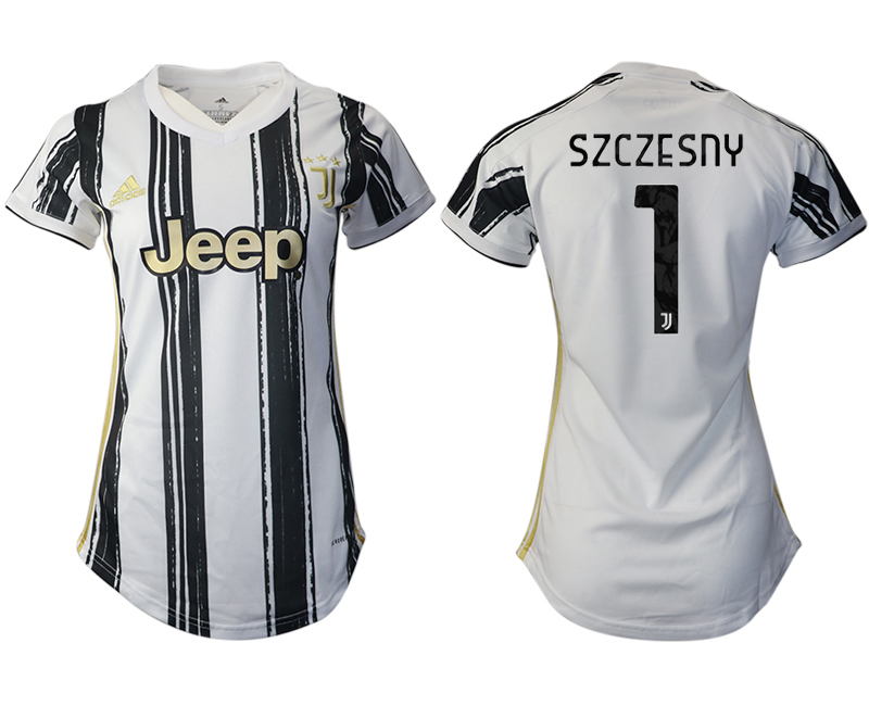Women's 2020-21 Juventus home aaa version 1# SZCZESNY soccer jerseys