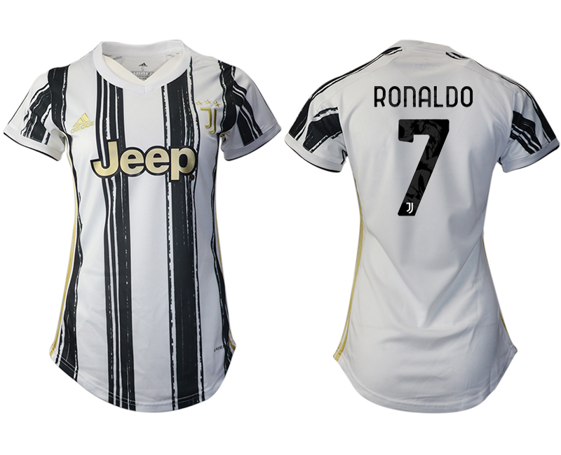 Women's 2020-21 Juventus home aaa version 7# RONALDO soccer jerseys