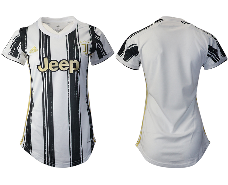 Women's 2020-21 Juventus home aaa version soccer jerseys