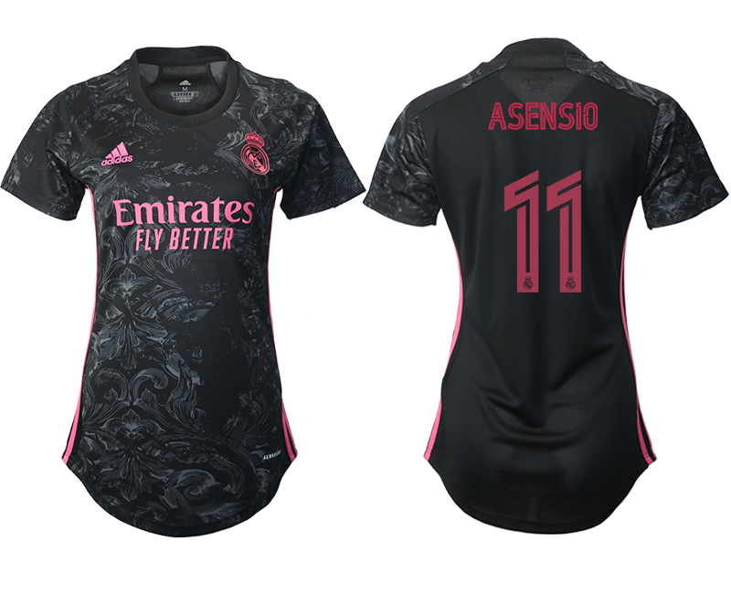 Women's 2020-21 Real Madrid  away aaa version 11# ASENSIO soccer jerseys