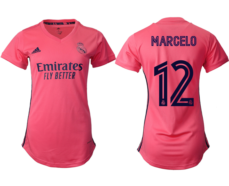 Women's 2020-21 Real Madrid away aaa version 12# MARCELO soccer jerseys