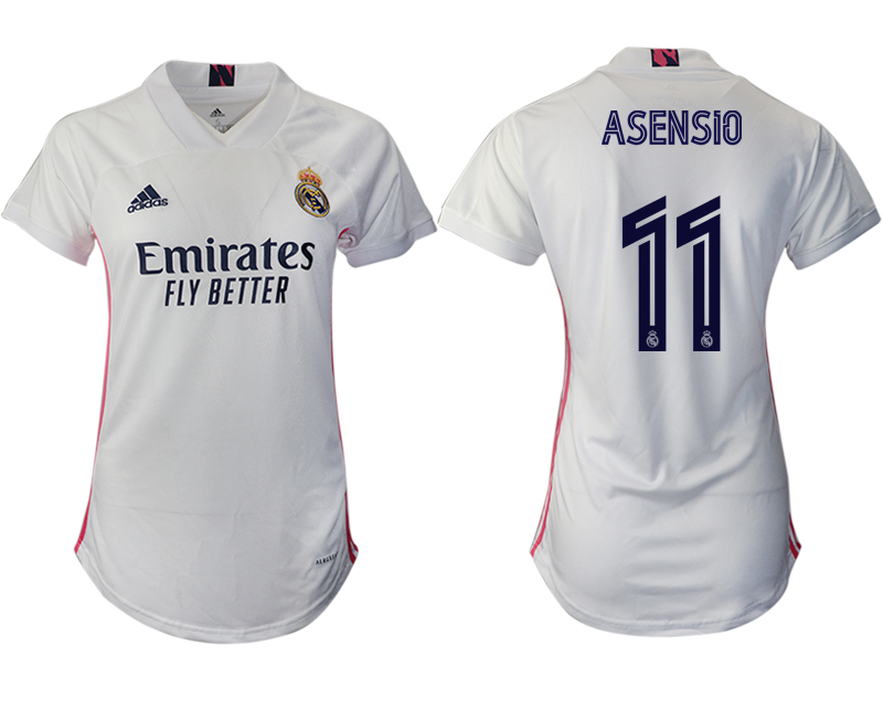 Women's 2020-21 Real Madrid home aaa version 11# ASENSIO soccer jerseys
