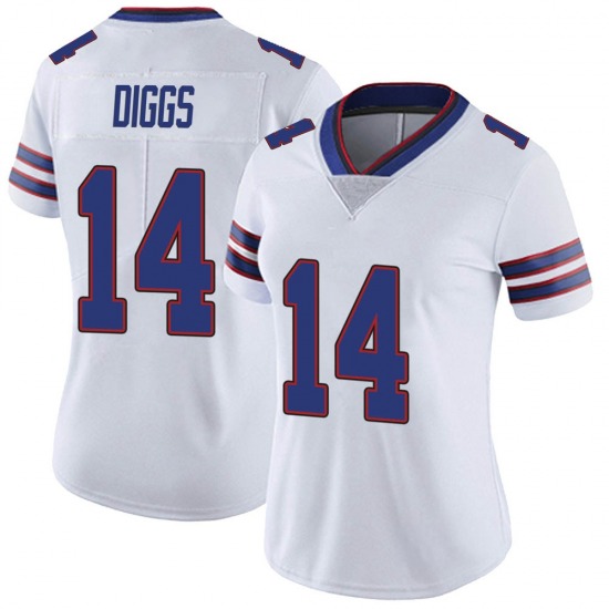Women's Buffalo Bills #14 Stefon Diggs White Vapor Untouchable Stitched NFL Nike Limited Jersey