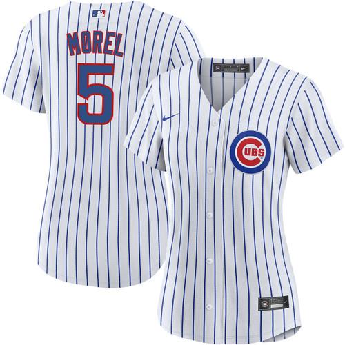 Women's Christopher Morel Chicago Cubs #5 Home white Jersey by NIKE?