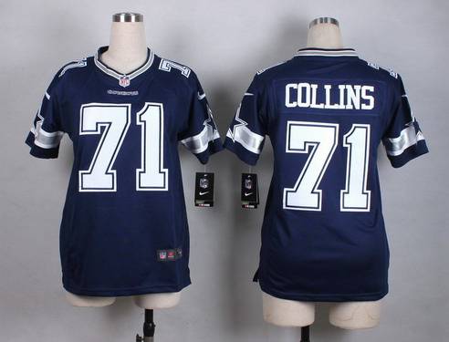 Women's Dallas Cowboys #71 La'el Collins Nike Blue Game Jersey
