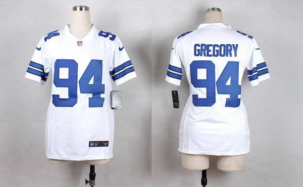Women's Dallas Cowboys #94 Randy Gregory Nike White Game Jersey