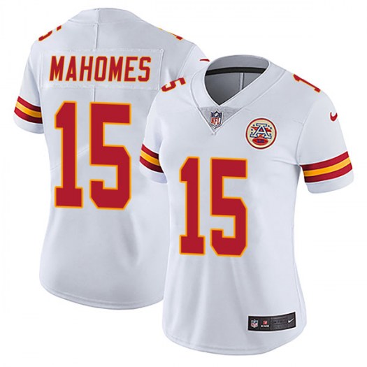 Women's Kansas City Chiefs #15 Patrick Mahomes White Vapor Untouchable Limited Stitched NFL Jersey
