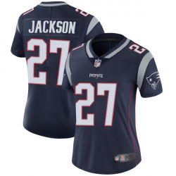 Women's New England Patriots #27 J.C. Jackson Limited Team Color Vapor Untouchable Navy Jersey