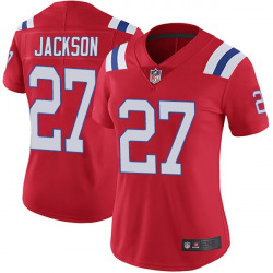 Women's New England Patriots #27 J.C. Jackson Limited Vapor Untouchable Alternate Red Jersey