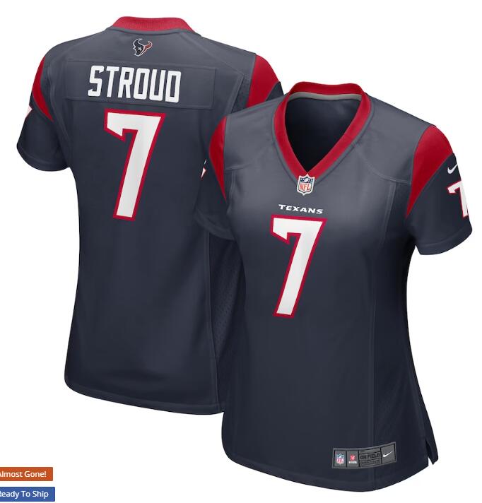 Women's Nike C.J. Stroud #7 Navy Houston Texans Player Jersey