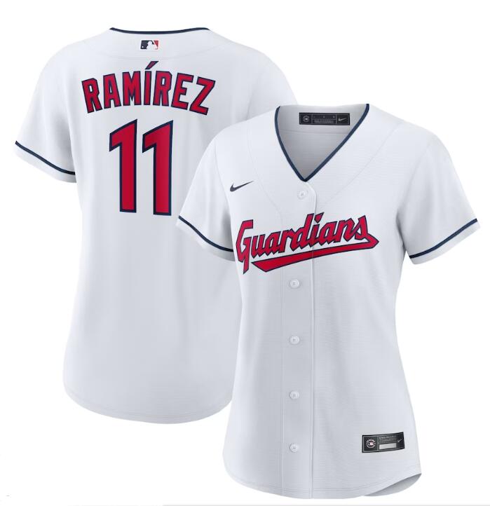 Women's Nike Jose Ramirez White Cleveland Guardians #11 Home Replica Player Jersey