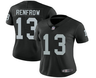 Women's Oakland Raiders #13 Hunter Renfrow Black 2019 Vapor Untouchable Stitched NFL Nike Limited Jersey