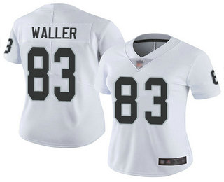 Women's Oakland Raiders #83 Darren Waller White 2017 Vapor Untouchable Stitched NFL Nike Limited Jersey