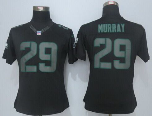 Women's Philadelphia Eagles #29 DeMarco Murray Nike Black Impact Limited Jersey