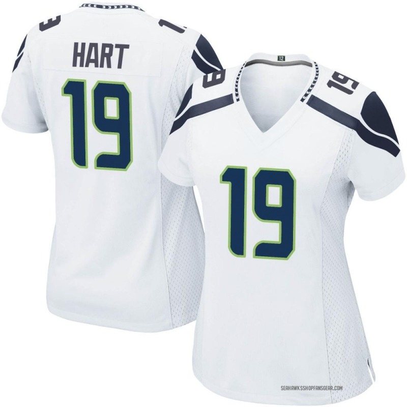 Women's Seattle Seahawks #19 Penny Hart Nike White Game Jersey
