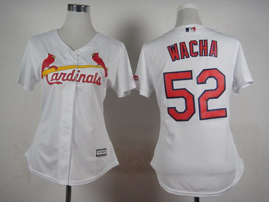 Women's St. Louis Cardinals #52 Michael Wacha White Jersey
