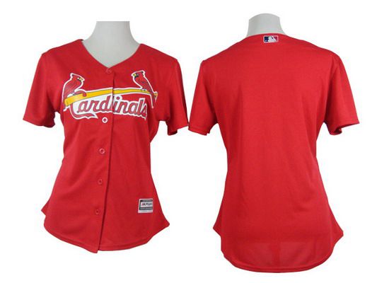 Women's St. Louis Cardinals Blank 2015 Red Jersey
