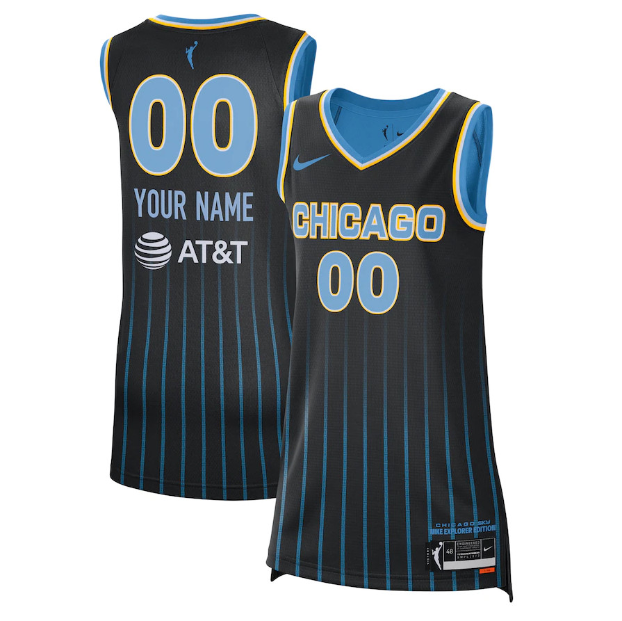 Youth/Women/Men's Chicago Sky Active Player Custom Stitched WNBA Jersey
