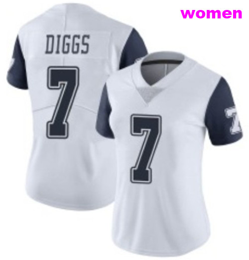 Women Dallas Cowboys #7 Trevon Diggs Color Rush Vapor Jersey