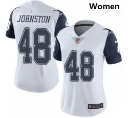 Women Dallas Cowboys #48 Daryl Johnston Nike Rush Limited Jersey