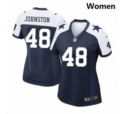 Women Dallas Cowboys #48 Daryl Johnston Nike Thanksgivens Limited Jersey