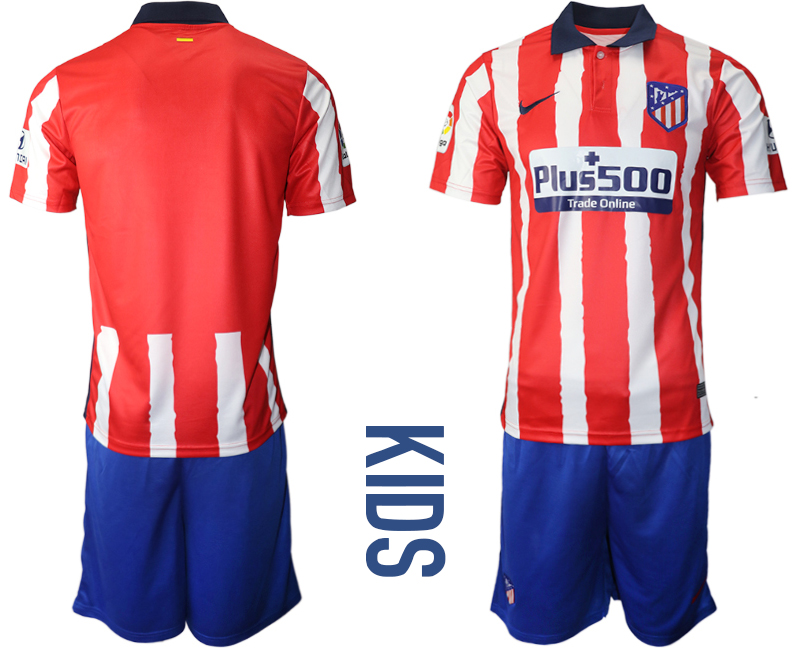Youth 2020-21 Atlético Madrid home soccer jerseys