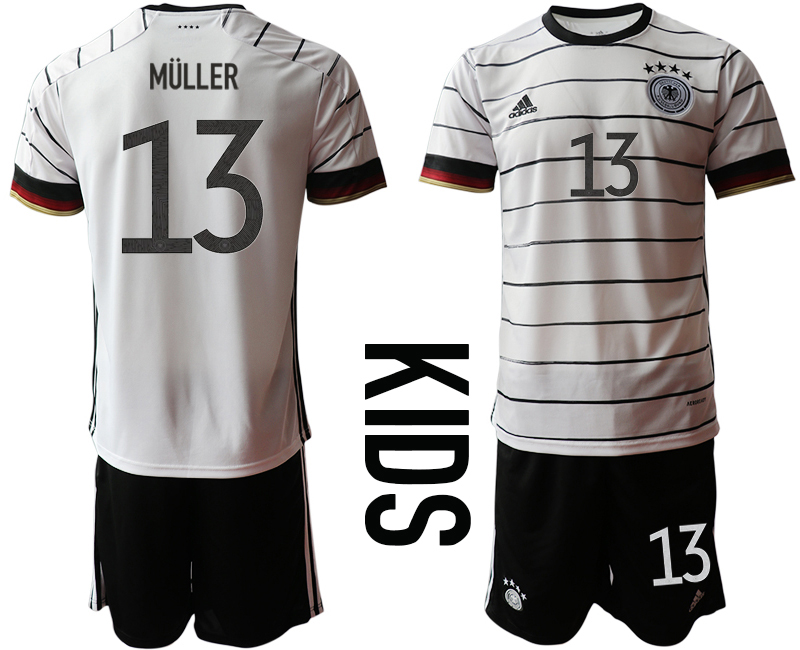 Youth 2020-21 Germany home 13# MULLER soccer jerseys
