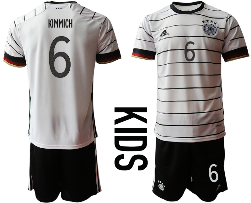 Youth 2020-21 Germany home 6# KIMMICH soccer jerseys