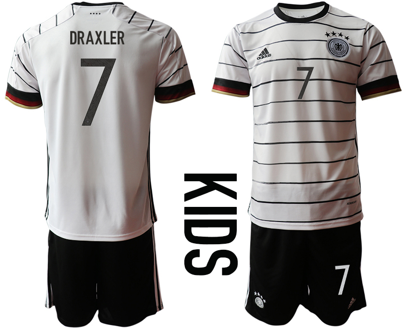 Youth 2020-21 Germany home 7# DRAXLER soccer jerseys