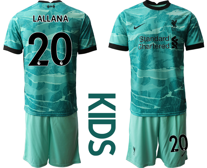 Youth 2020-21 Liverpool away 20# LALLANA soccer jerseys