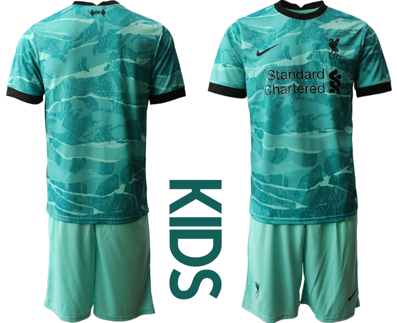 Youth 2020-21 Liverpool away soccer jerseys