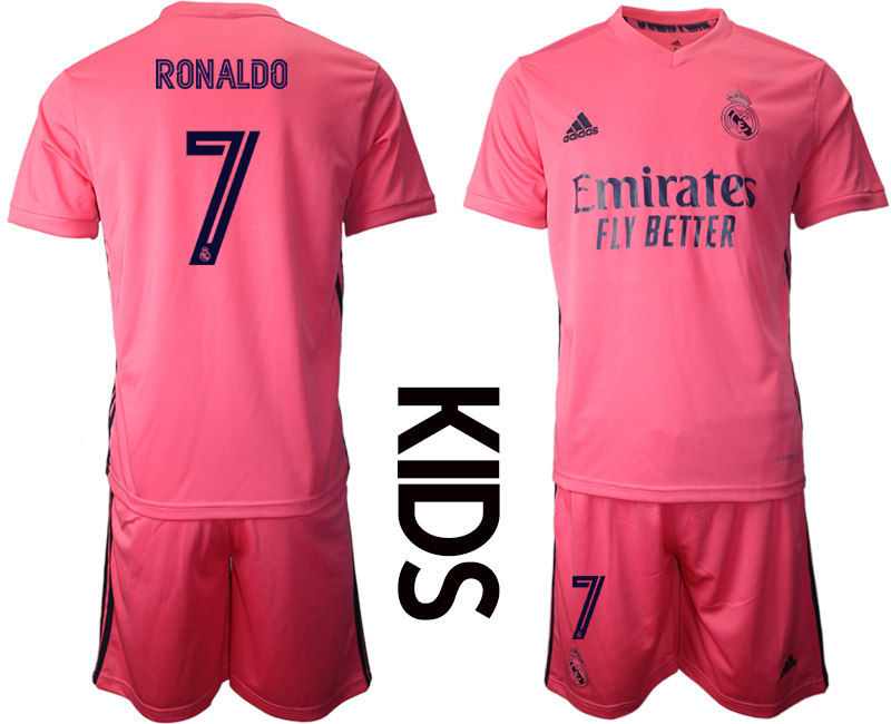 Youth 2020-21 Real Madrid away 7# RONALDO soccer jerseys