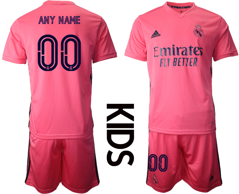 Youth 2020-21 Real Madrid away any name custom soccer jerseys