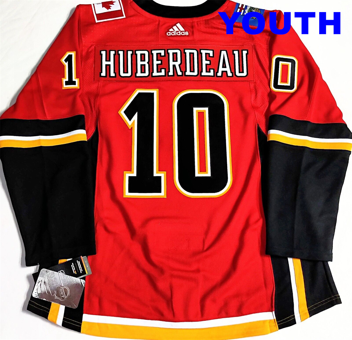 Youth Calgary Flames #10 Jonathan Huberdeau Red Jersey
