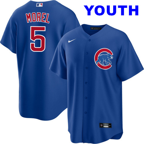 Youth Christopher Morel Chicago Cubs #5 Kids Alternate Jersey by NIKE?
