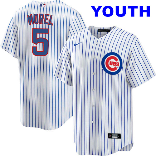 Youth Christopher Morel Chicago Cubs #5 Kids Home Jersey by NIKE?